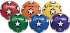 Colored Soccer Balls - Size 5 (Set of 6)